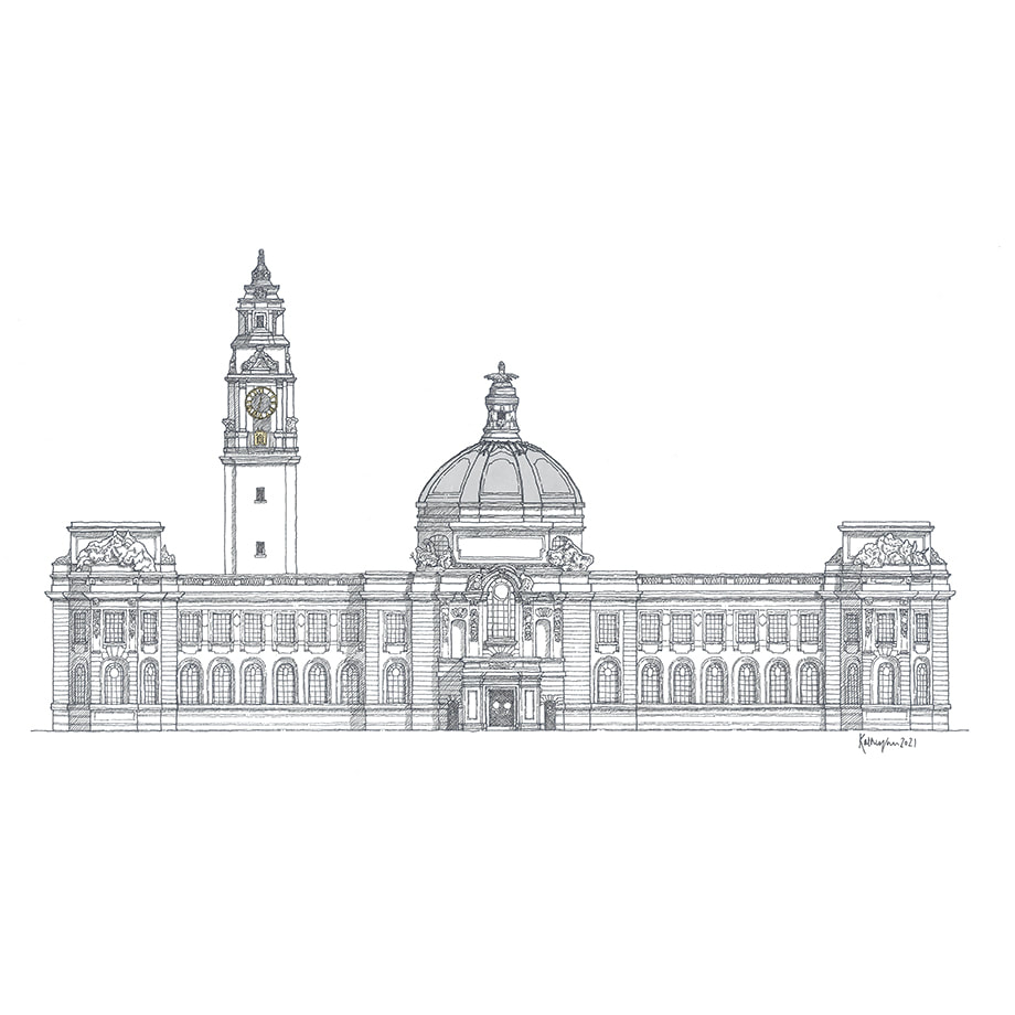City Hall Cardiff - Table Art
